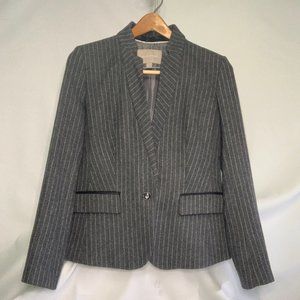 Banana Republic Gray Pin Stripe Blazer